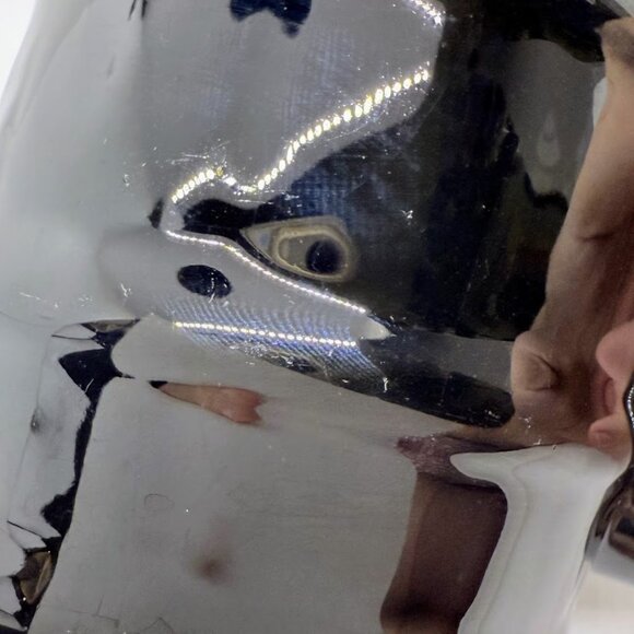 Vintage Van Briggle Pottery Cobalt Blue Drip Black Glaze Barrel Mug Coffee Cup - Picture 7 of 14